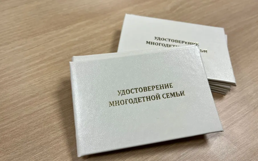 В Нижегородской области началась выдача удостоверений единого образца многодетным семьям